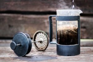 Coffee made In A French Press