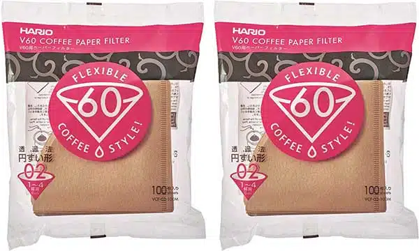  Hario 02 100 Count Coffee Natural Paper Filters
