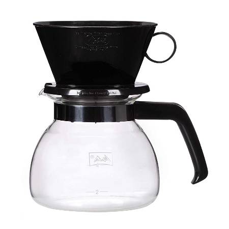 Melitta 36 oz. Pour Over Coffee Brewer with Glass Carafe