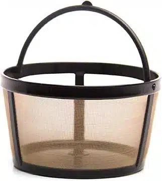  THE ORIGINAL GOLDTONE BRAND Reusable Basket style 4 8 Cup Coffee Filter with Handle