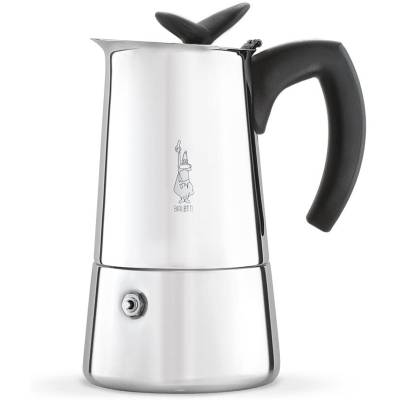 Bialetti Stainless Steel Musa Stove top Coffee Maker