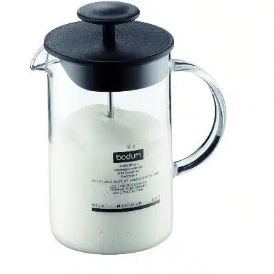 Bodum 1446-01US4 Latteo Manual Milk Frother 8 Ounce Black