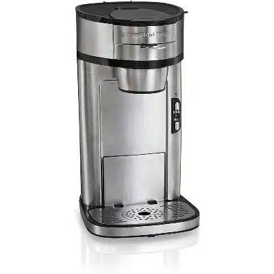 Hamilton Beach Scoop Single Serve Coffee Maker Fast Brewing Stainless Steel (49981A)