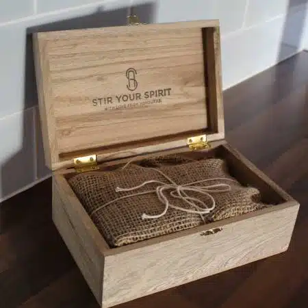 A Wooden Box of Spitit Animal Coffee - With Love From Honduras