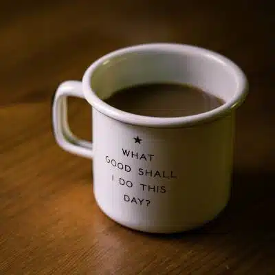 A simple mug of coffee