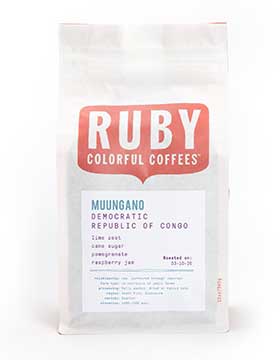 Ruby Colorful Coffee’s Democratic Republic Of Congo Muungano