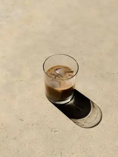 A cold glass of cold brew coffee