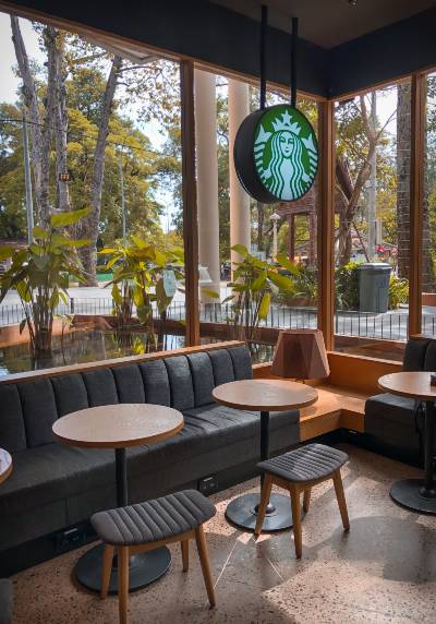 Een heerlijke starbucks café