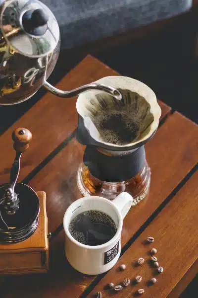 a lovely batch of pour over coffee being brewed