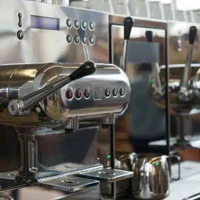 a manual lever espresso machine