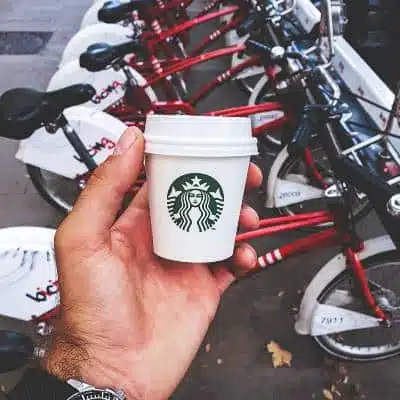 A Starbucks Espresso Shot Cup