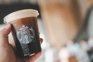 Nitro cold brew coffee at Starbucks