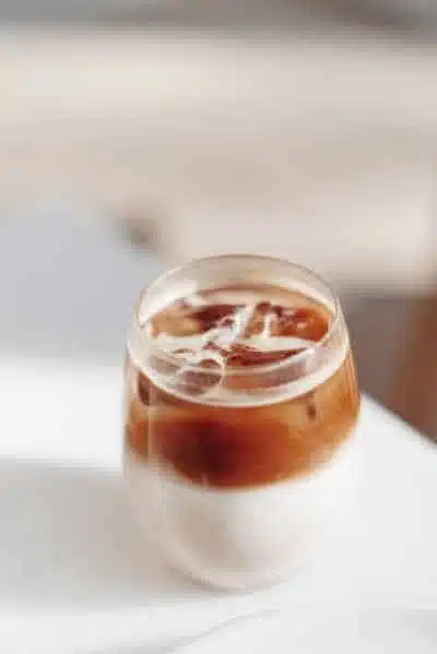 An iced spanish latte