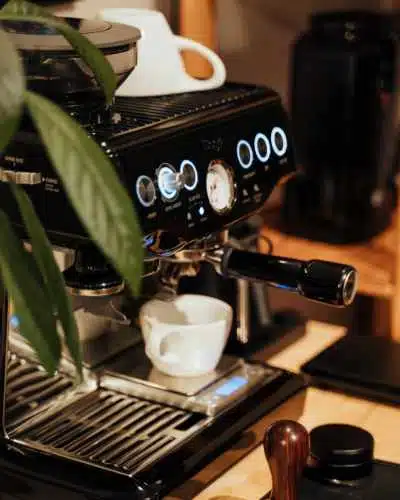 A Sage Barista Extress Semi-automatic Espresso Machine