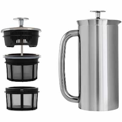 ESPRO P7 Double Walled Stainless Steel Insulated Coffee French Press