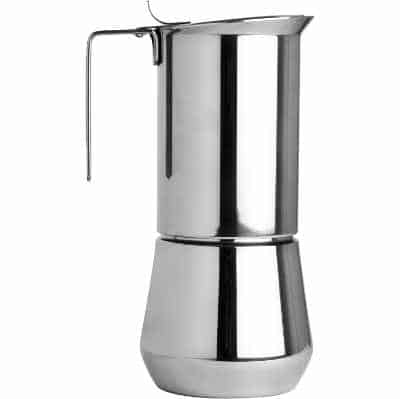 Ilsa Stainless Steel 3 Cup Stovetop Espresso Maker
