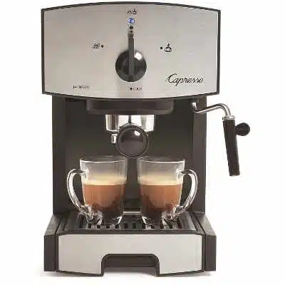 Capresso 117.05 Stainless Steel Pump Espresso and Cappuccino Machine EC50 Black Stainless