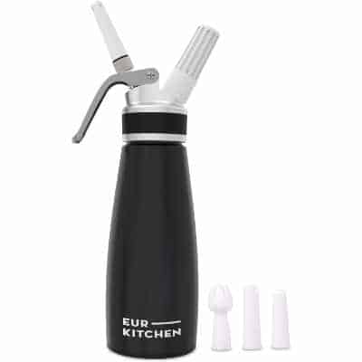EurKitchen Professional Aluminum Whipped Cream Dispenser