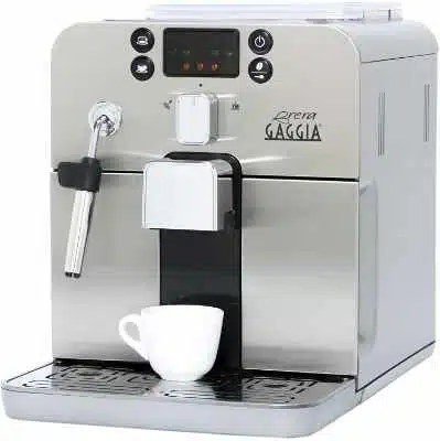 Gaggia Brera Super Automatic Espresso Machine in Silver
