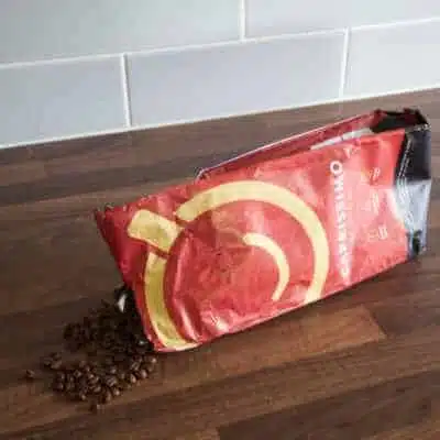 A bag of Caprissimo Belgique Coffee Beans