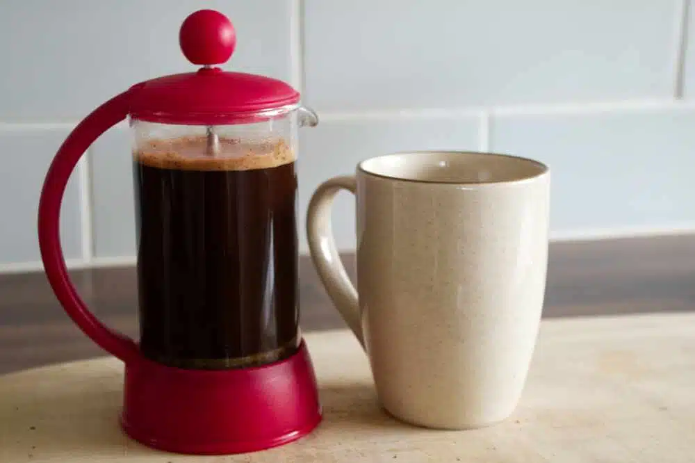 Caprissimo Italiano coffee brewed French Press Style
