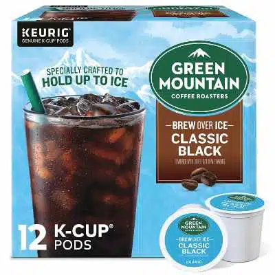 Green Mountain Coffee Roasters Brew Over Ice Classic Black Single Serve Keurig K-Cup Pods