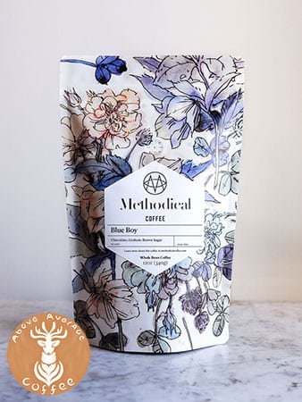 Methodical blue boy coffee