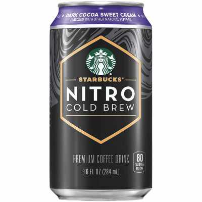 Starbucks Nitro Cold Brew Dark Cocoa Sweet Cream