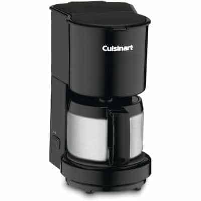Cuisinart DCC-450BK 4-Cup Coffeemaker with Stainless-Steel Carafe