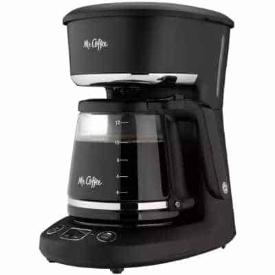 Mr. Coffee 12-Cup Programmable Coffeemaker Brew Now or Later