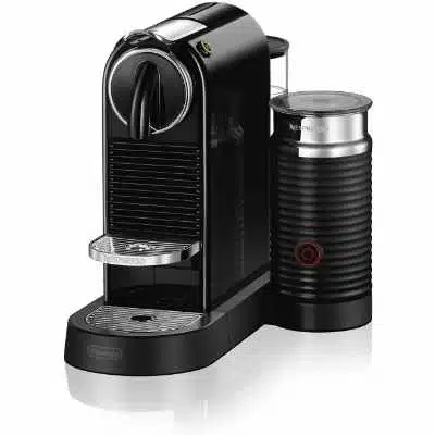  Nespresso Citiz Coffee and Espresso Machine by DeLonghi with Aeroccino Black