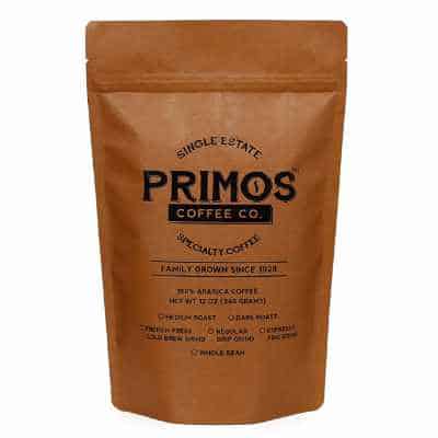 Primos Coffee Co French Press Specialty Coffee Coarse Ground