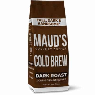Mauds Tall Dark and Handsome Dark Roast Cold Brew Ground Coffee