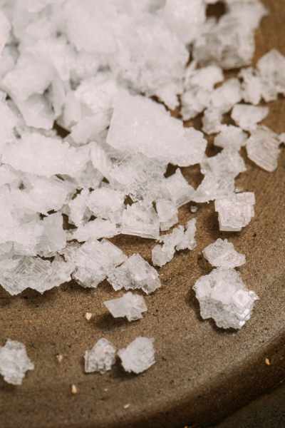 Salt Crystals on a plate