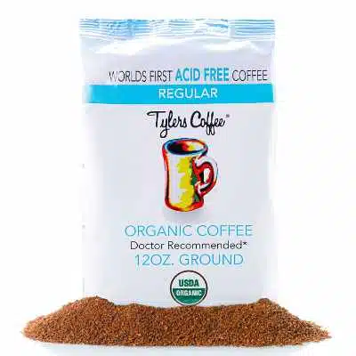 Tyler’s No Acid Organic Ground Coffee - 100% Arabica Full Flavor