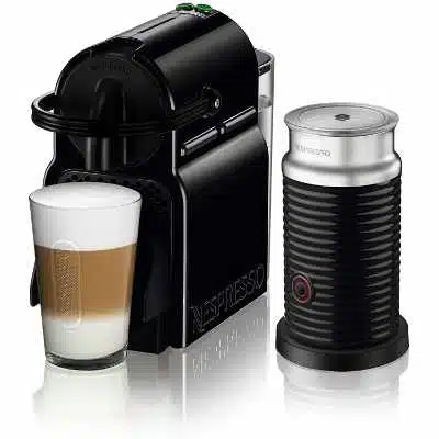 Nespresso Inissia Espresso Maker with Aeroccino Milk Frother by De'Longhi