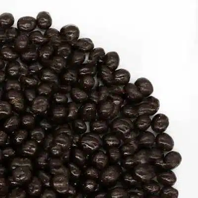 some chocolate coated coffee beans