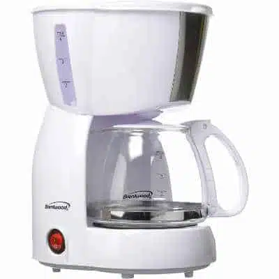 Brentwood 4-Cup Coffee Maker White