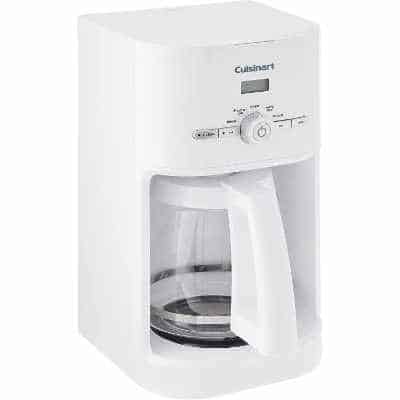Cuisinart DCC-1120 12-Cup Classic Programmable Coffeemaker white