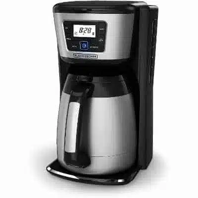 BLACK+DECKER 12-Cup Thermal Coffeemaker Black Silver CM2035B