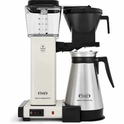 Technivorm Moccamaster 79318 KBGT 10-Cup Coffee Maker 40 oz Off-White