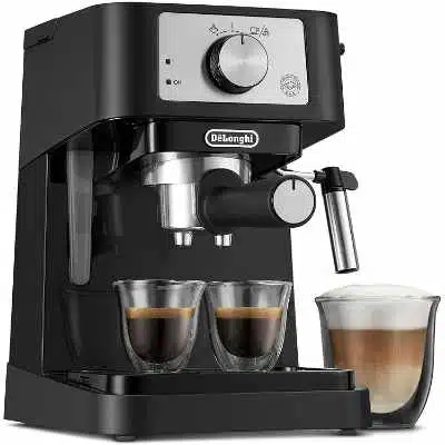 De'Longhi Stilosa Manual Espresso Machine Latte and Cappuccino Maker EC260BK