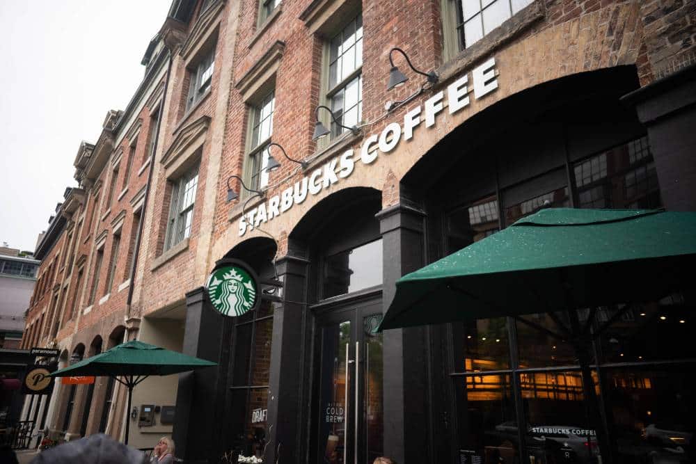 Starbucks coffee store front