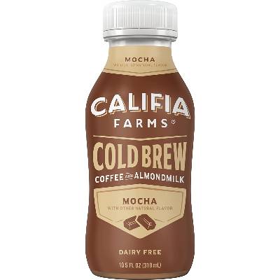 007 Canned Coffee - Califia Farms - Cold Brew Coffee, Mocha Noir with Almondmilk