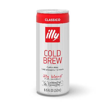 008 Canned Coffee - Illy Ready to Drink Coffee CLASSICO Cold Brew