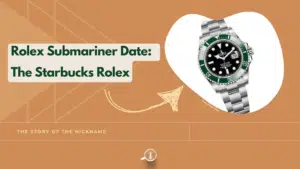 graphic designed image of Rolex Submariner aka The Starbucks Rolex