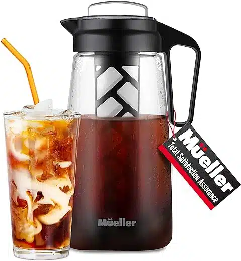 Airtight Cold Brew Iced Coffee Maker and Tea Infuser Reusable Filter with  Spout Glass Carafe with Stainless Steel - China Cold Brew Coffee Maker and  Cold Brew Glass Pot price