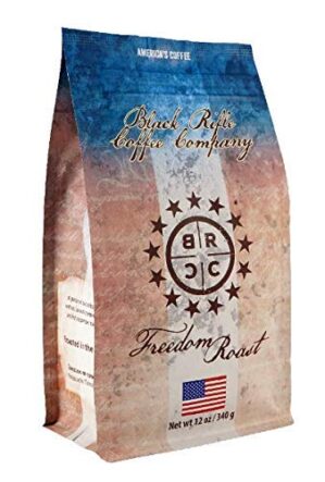Black Rifle Coffee Freedom Roast, Medium Roast Ground Coffee, America’s Ground Coffee With a Hint of Chocolate and Vanilla Tasting Notes, Helps Supports Veterans and First…