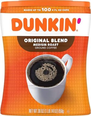 Dunkin’ Original Blend Medium Roast Ground Coffee, 30 Ounce