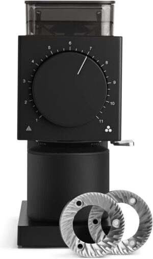 Fellow Gen 2 Ode Brew Grinder – Burr, Electric Coffee Bean Grinder with 31 Settings for Drip, French Press & Cold Brew – Small Footprint – Matte Black